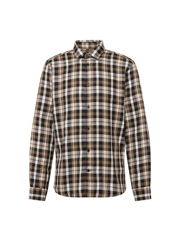 Only & Sons Only & Sons Риза 'Ari'  кафяво / черно / бяло