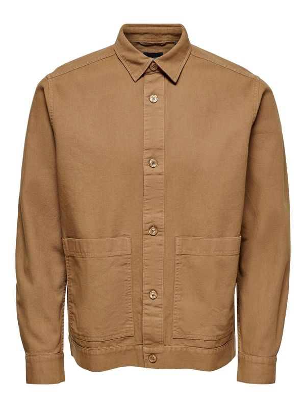 Only & Sons Only & Sons Риза 'Aron'  кафяво