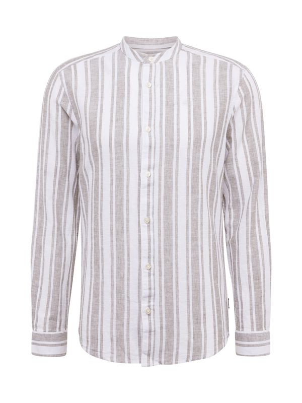 Only & Sons Only & Sons Риза 'CAIDEN'  бежово / бяло