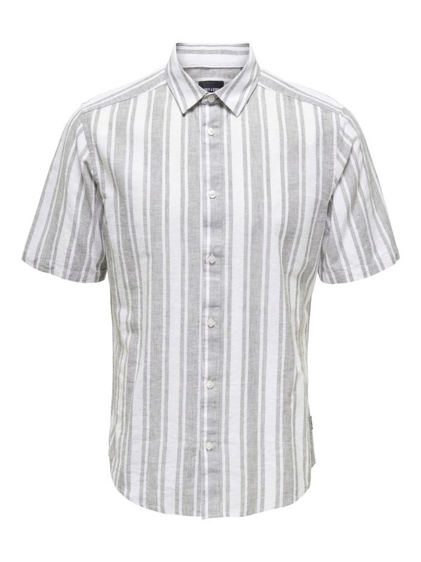 Only & Sons Only & Sons Риза 'CAIDEN'  каки / мръсно бяло