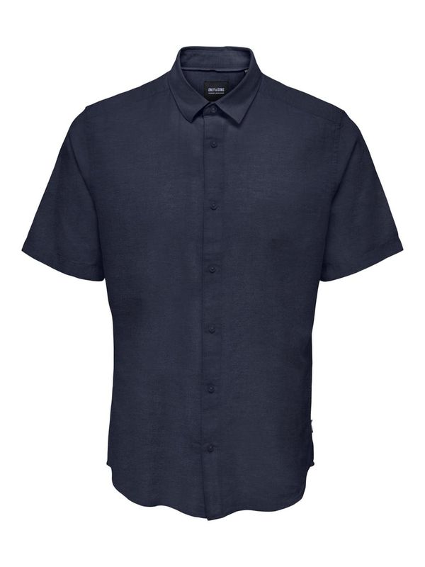 Only & Sons Only & Sons Риза 'CAIDEN'  нощно синьо