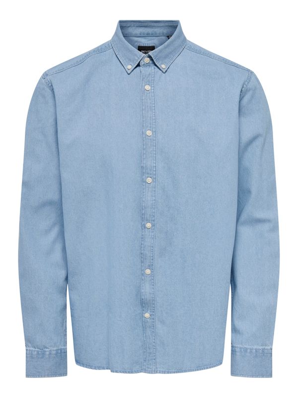 Only & Sons Only & Sons Риза 'Day'  светлосиньо
