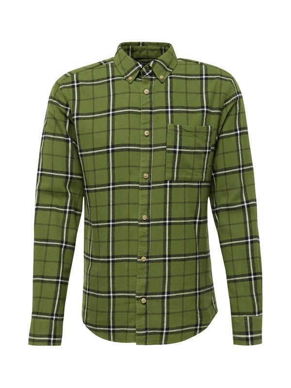 Only & Sons Only & Sons Риза 'RAL'  тъмнозелено / черно / бяло