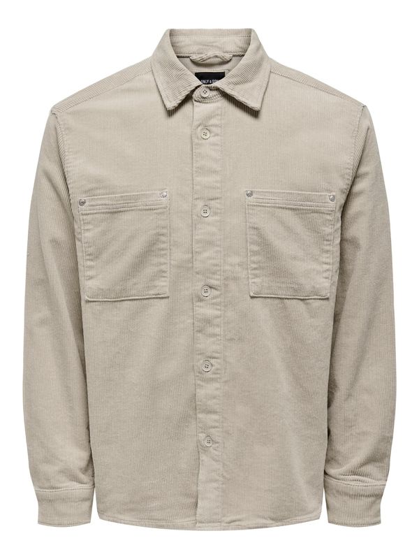 Only & Sons Only & Sons Риза 'Track'  светлосиво