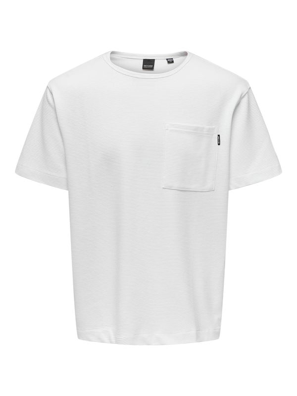 Only & Sons Only & Sons Тениска 'ANOS'  бяло