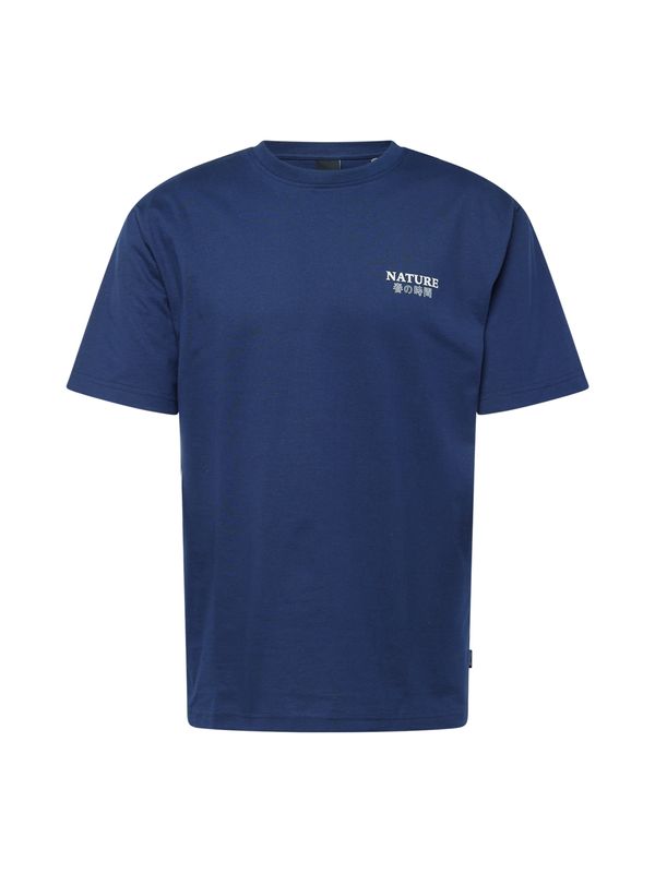 Only & Sons Only & Sons Тениска 'BOTANICAL'  нейви синьо / пастелно жълто / черно / бяло