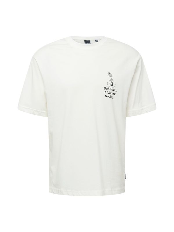 Only & Sons Only & Sons Тениска 'FALL'  черно / бяло