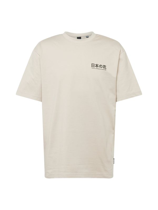 Only & Sons Only & Sons Тениска 'KACE'  сиво-бежово / бледорозово / черно / бяло