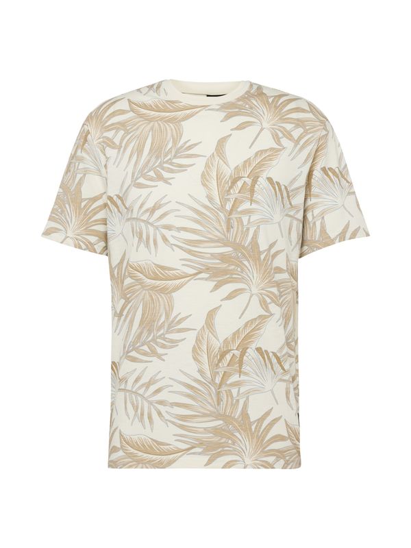 Only & Sons Only & Sons Тениска 'KASH'  камел / синьо / бял памук