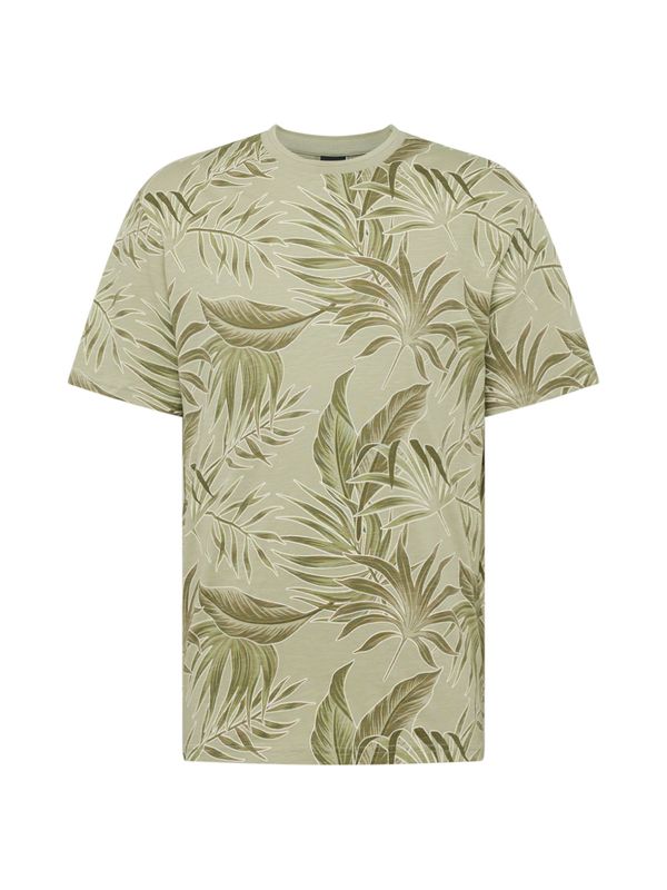 Only & Sons Only & Sons Тениска 'KASH'  маслина / пастелно зелено / бяло