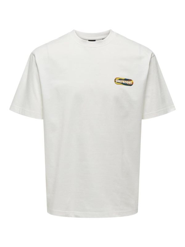 Only & Sons Only & Sons Тениска 'KEITH'  синьо / жълто / оранжево / бяло