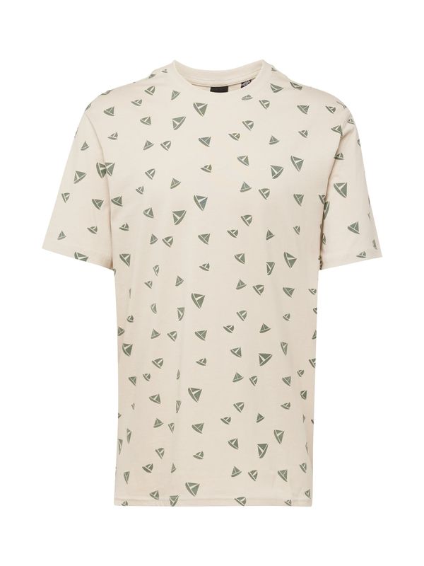 Only & Sons Only & Sons Тениска 'KENDALL'  сиво-бежово / тъмнозелено