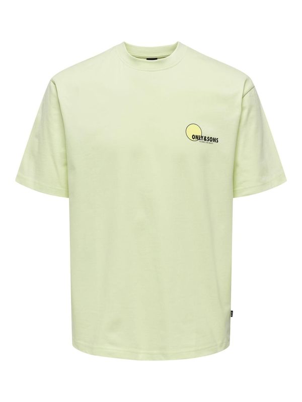 Only & Sons Only & Sons Тениска 'KOLE'  пастелно зелено / оранжево / черно