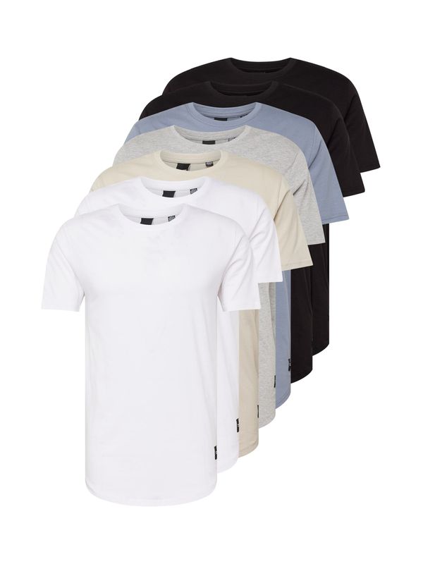 Only & Sons Only & Sons Тениска 'MATT'  бежово / опал / сив меланж / черно / мръсно бяло