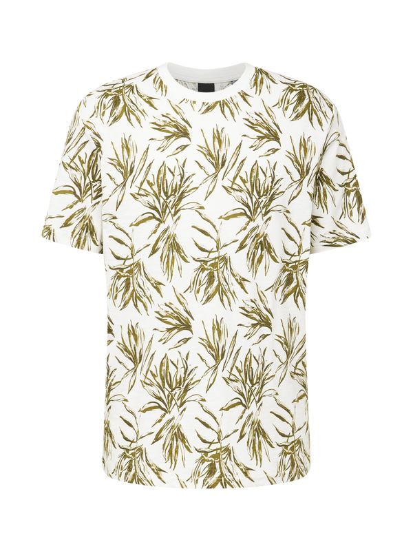 Only & Sons Only & Sons Тениска 'NEWIASON LIFE'  маслина / пастелно зелено / бяло