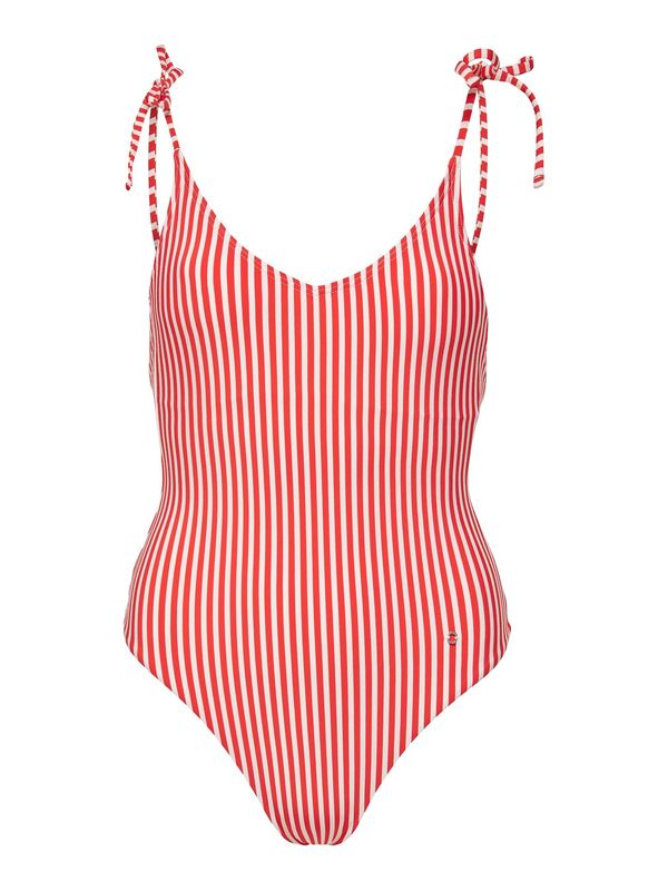 ONLY ONLY Бански костюм 'Kitty'  огнено червено / бяло