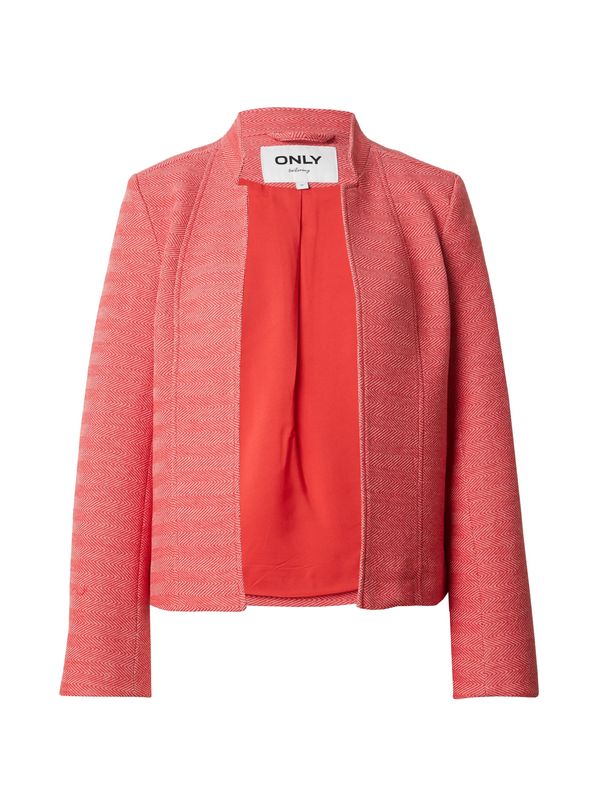 ONLY ONLY Блейзър 'IPSA-LINEA'  червено / бяло