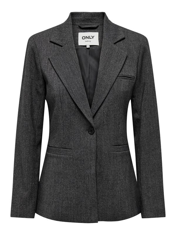 ONLY ONLY Блейзър 'PEACH-ELISE'  тъмносиво