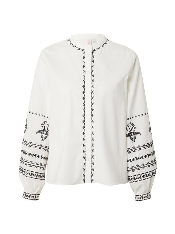 ONLY ONLY Блуза 'AUDRA DICTE'  черно / бяло