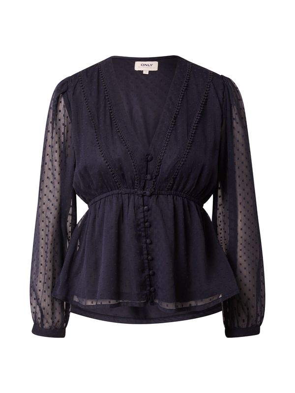 ONLY ONLY Блуза 'Bettina'  нощно синьо