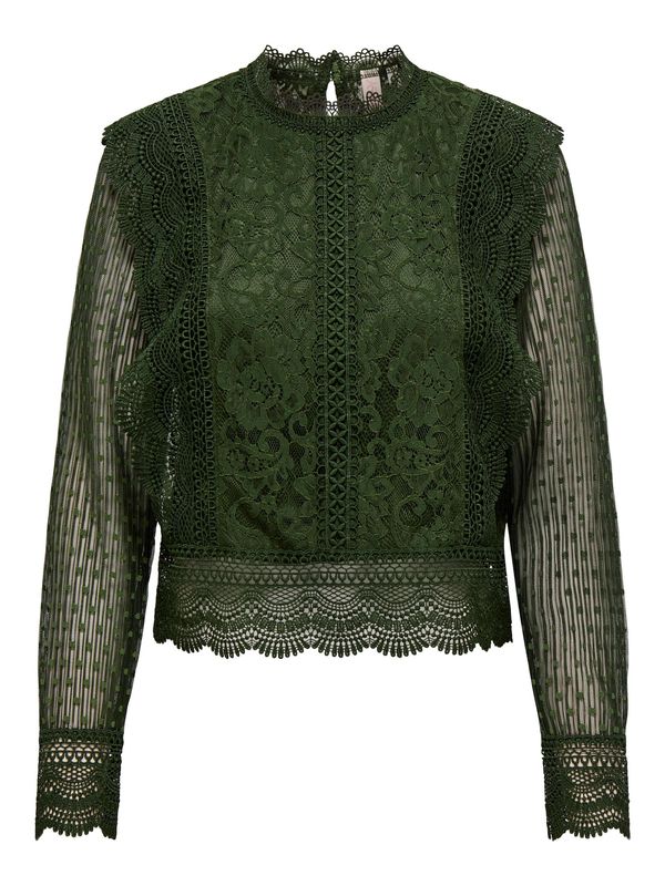 ONLY ONLY Блуза 'Eliana'  тъмнозелено