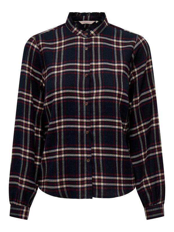 ONLY ONLY Блуза 'EVERLY'  нейви синьо / жълто / бордо / бяло