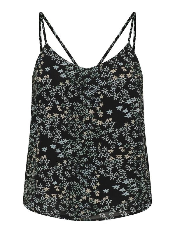 ONLY ONLY Блуза 'Moon'  злато / черно / сребърно