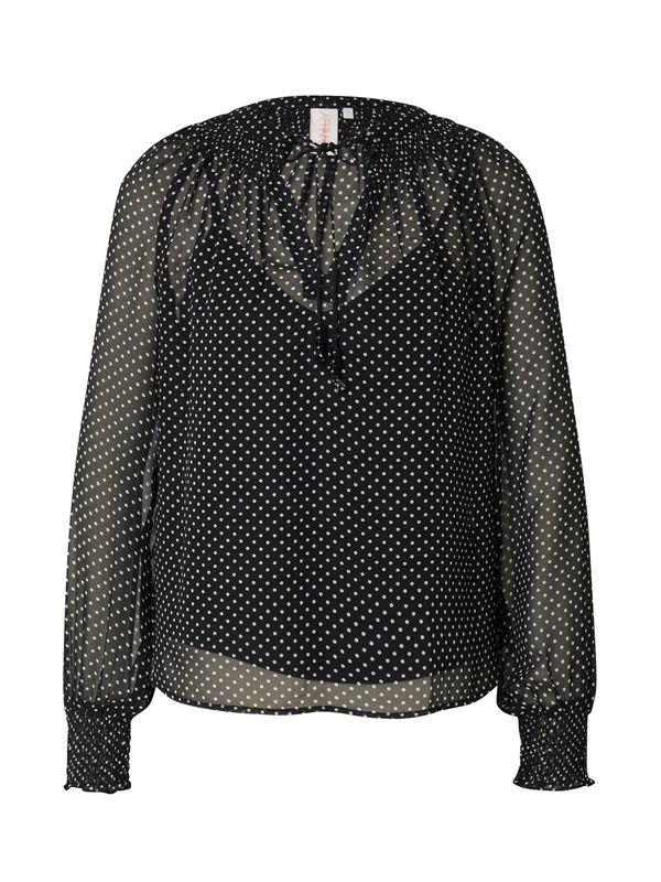 ONLY ONLY Блуза 'ROSA ISABELLA'  черно / бяло