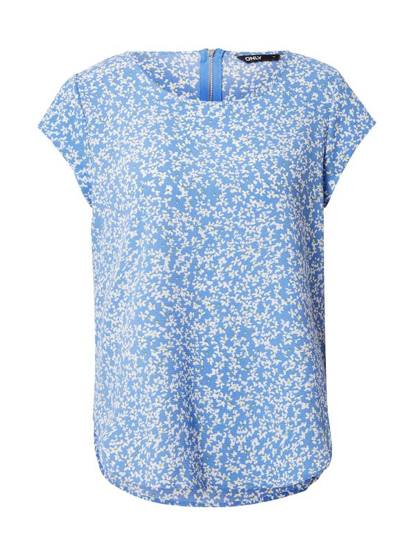 ONLY ONLY Блуза  светлосиньо / жълто / бяло