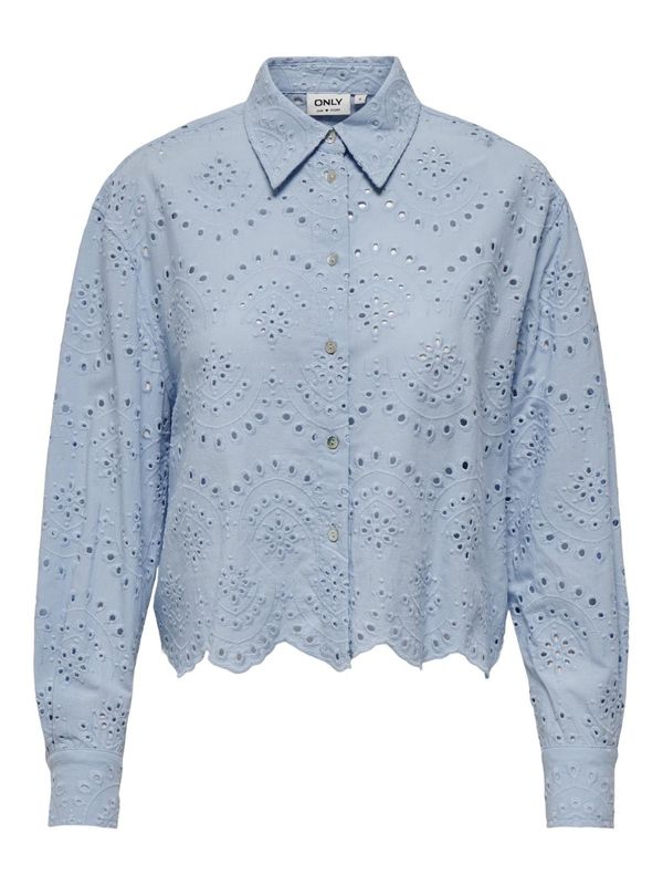 ONLY ONLY Блуза 'Valais'  светлосиньо