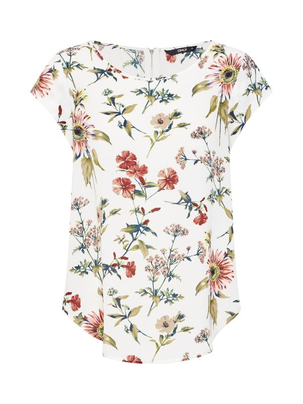 ONLY ONLY Блуза 'Vic'  пъстро / бяло