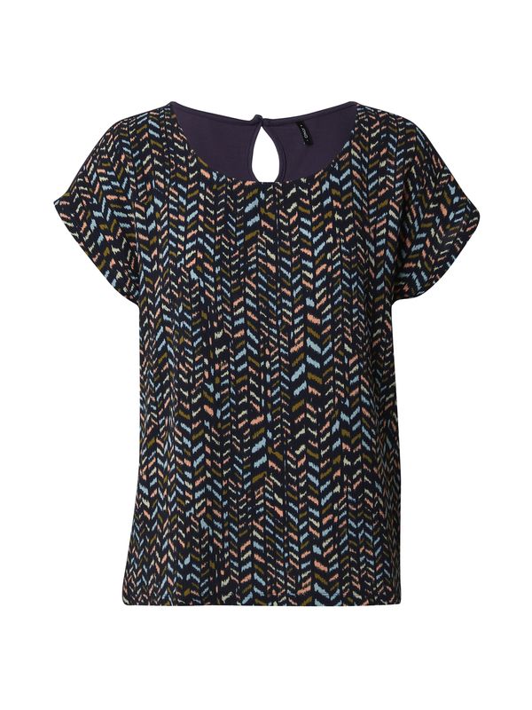 ONLY ONLY Блуза 'VIGGA'  бежово / нощно синьо / светлосиньо / зелено