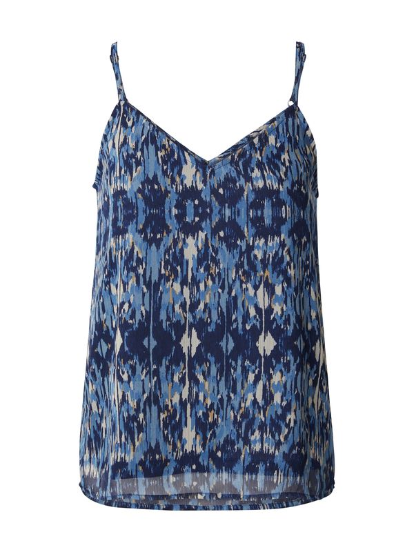 ONLY ONLY Блуза 'VIVA'  кремаво / сапфирено синьо / тъмносиньо / горчица