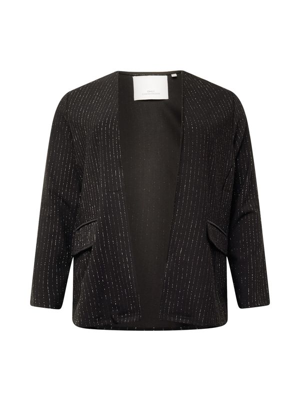 ONLY Carmakoma ONLY Carmakoma Блейзър 'LISA'  черно / сребърно