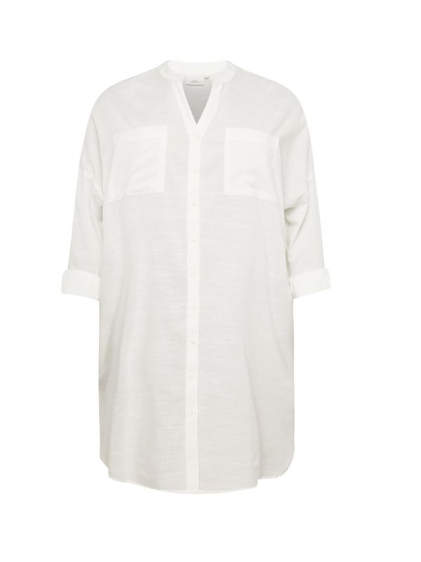 ONLY Carmakoma ONLY Carmakoma Блуза 'APELDOORN'  бяло