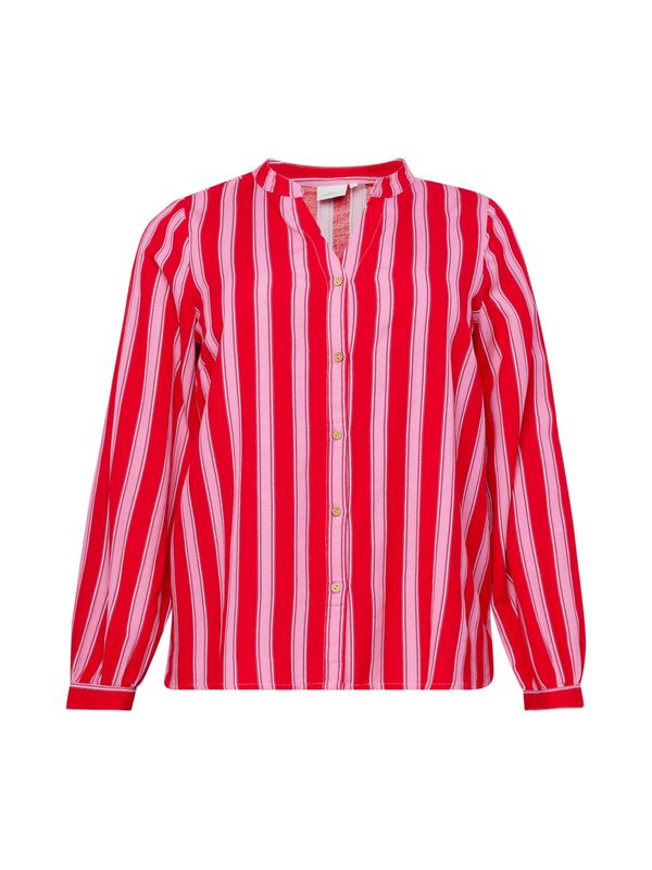 ONLY Carmakoma ONLY Carmakoma Блуза 'BILLIE'  светлорозово / червено