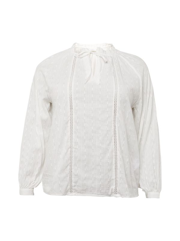 ONLY Carmakoma ONLY Carmakoma Блуза 'CARVIVILLA'  бяло