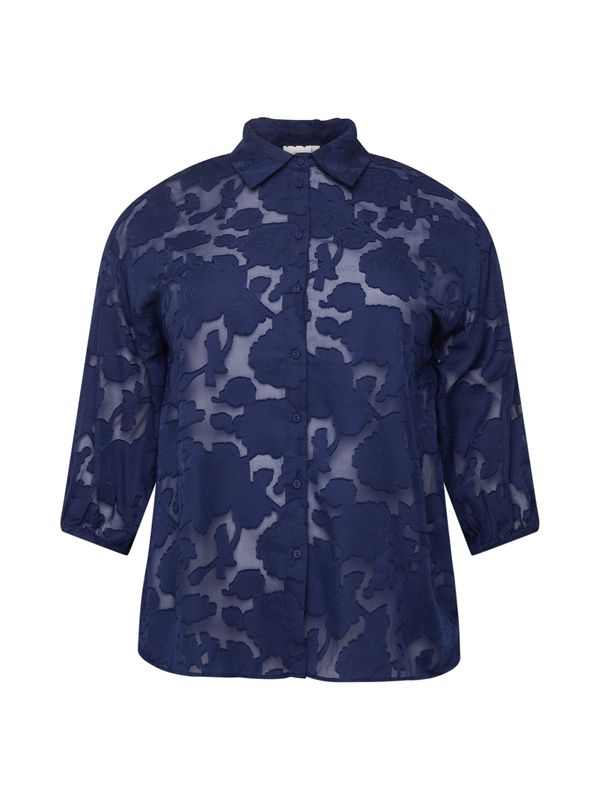 ONLY Carmakoma ONLY Carmakoma Блуза 'DELLAVINE'  нейви синьо