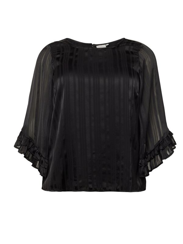 ONLY Carmakoma ONLY Carmakoma Блуза 'FLOOR'  черно