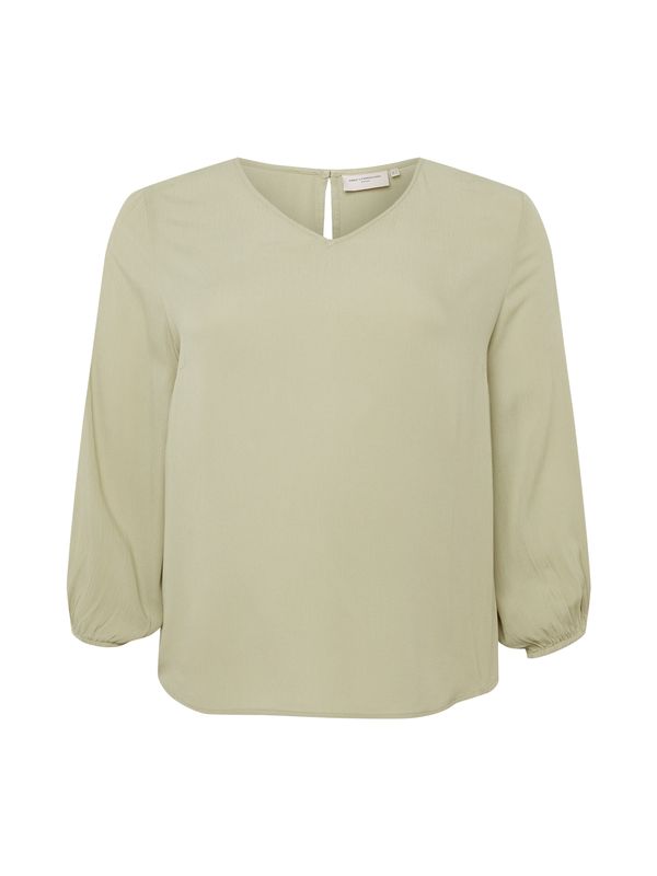 ONLY Carmakoma ONLY Carmakoma Блуза 'JUDIA'  пастелно зелено