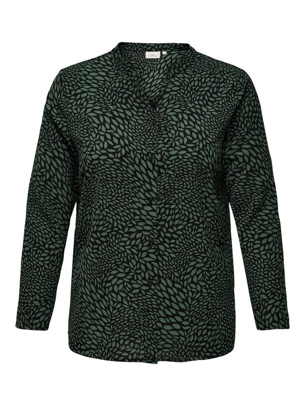 ONLY Carmakoma ONLY Carmakoma Блуза  нейви синьо / зелено