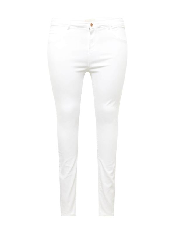 ONLY Carmakoma ONLY Carmakoma Дънки 'THUNDER'  бял деним