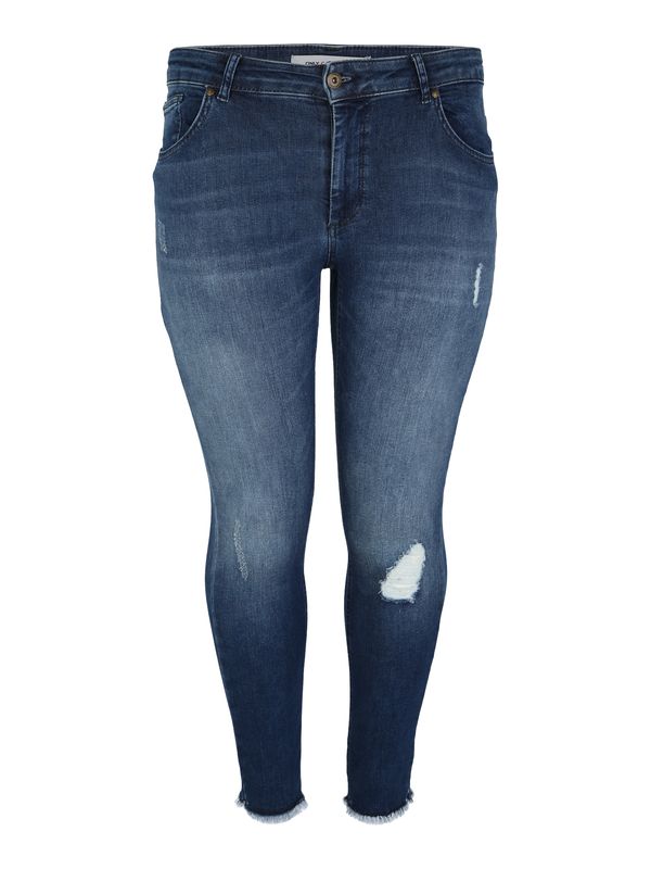 ONLY Carmakoma ONLY Carmakoma Дънки 'Willy'  син деним / светлокафяво