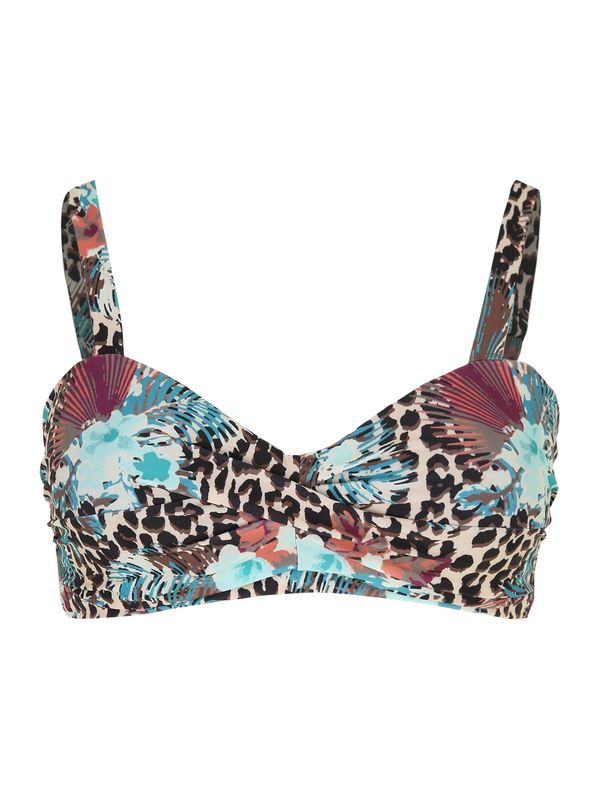 ONLY Carmakoma ONLY Carmakoma Горнище на бански 'SOPHIA'  тюркоазен / боровинка / пудра / черно