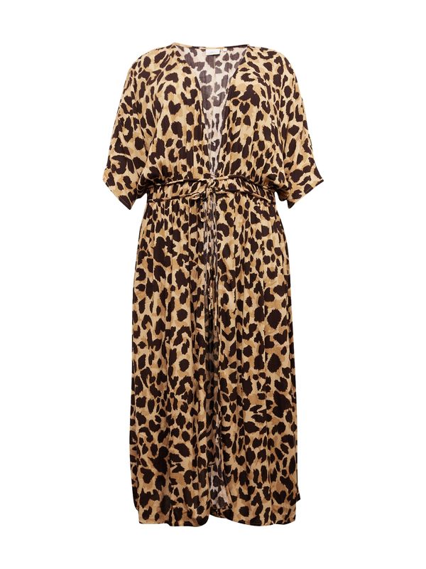 ONLY Carmakoma ONLY Carmakoma Кимоно 'BRUNO'  бежово / черно