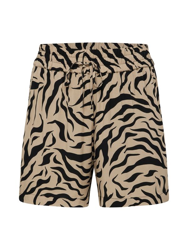 ONLY Carmakoma ONLY Carmakoma Панталон 'NOVA'  тъмнобежово / черно