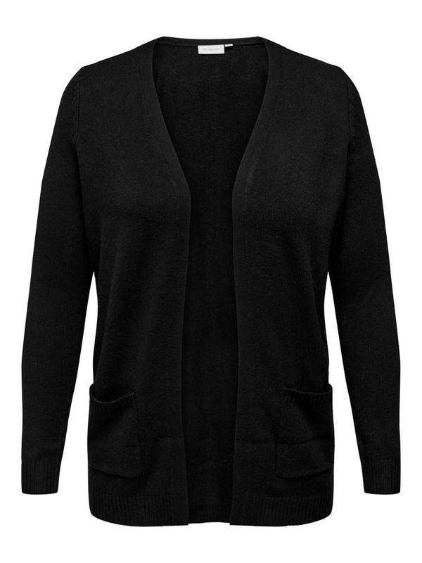 ONLY Carmakoma ONLY Carmakoma Плетена жилетка 'Esly'  черно