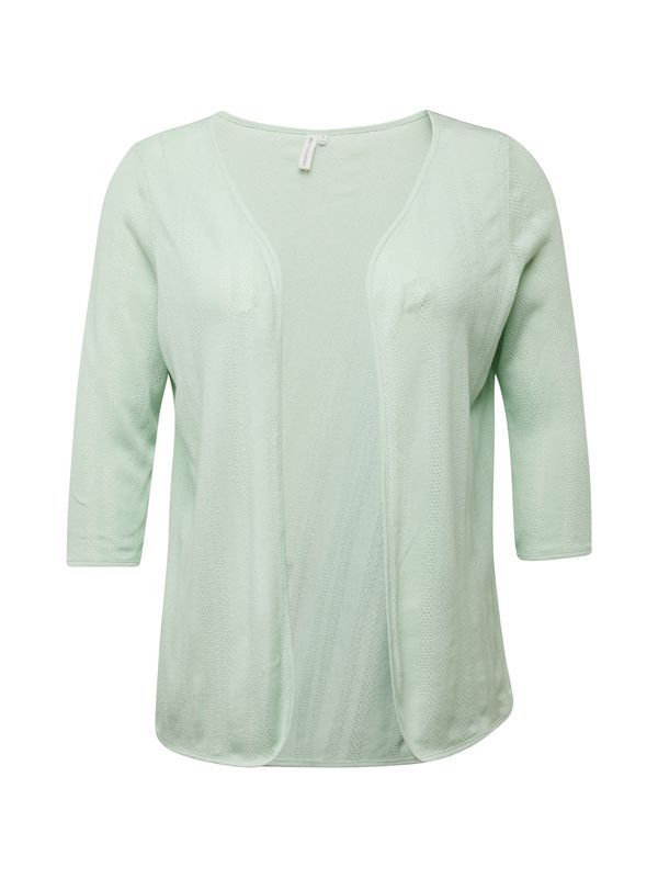 ONLY Carmakoma ONLY Carmakoma Плетена жилетка 'LOOP'  мента