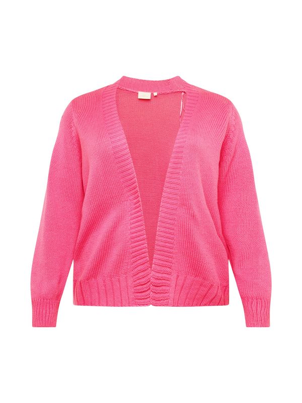 ONLY Carmakoma ONLY Carmakoma Плетена жилетка 'MILLE'  малина