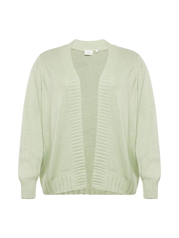 ONLY Carmakoma ONLY Carmakoma Плетена жилетка 'MILLE'  пастелно зелено